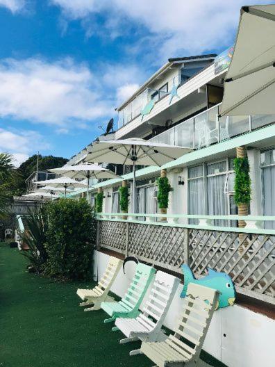 קופרס ביץ' San Marino Motor Lodge Absolute Beachfront מראה חיצוני תמונה